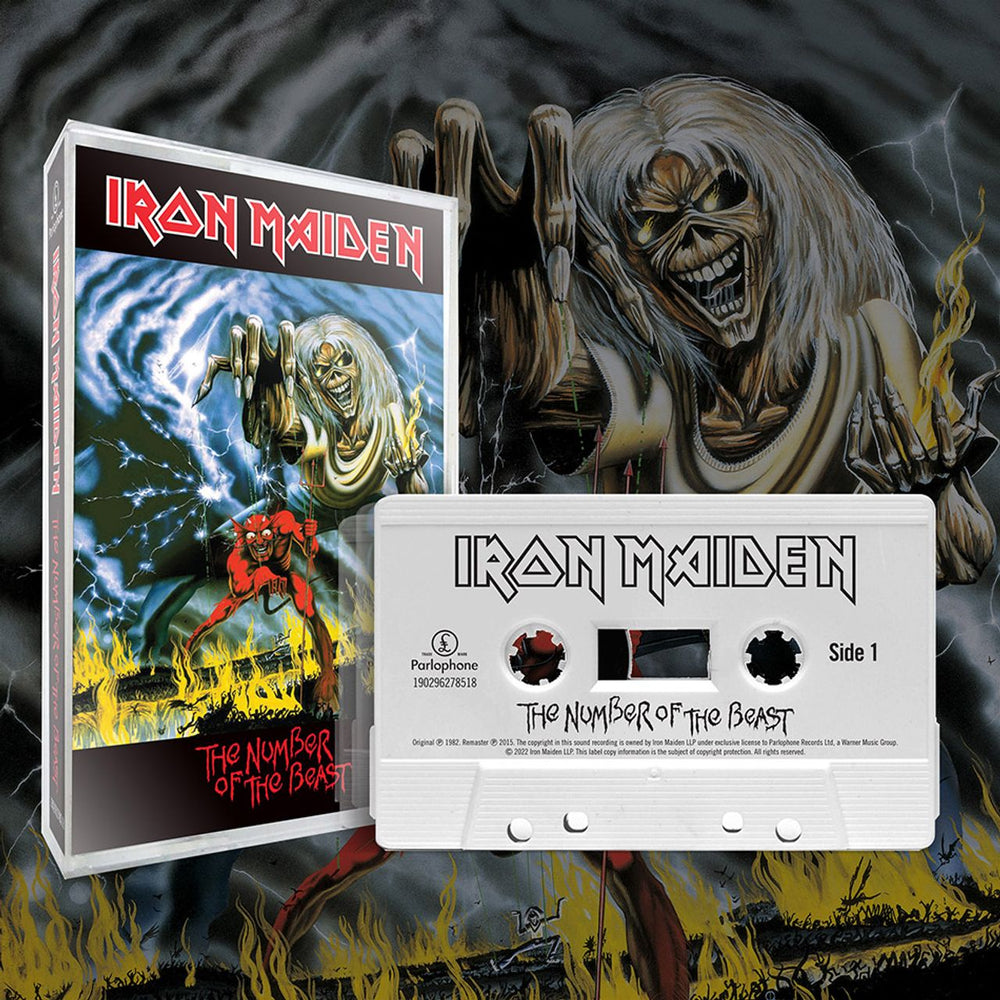 Iron Maiden The Number Of The Beast - 40th Anniversary - Sealed UK cassette album 190296278518