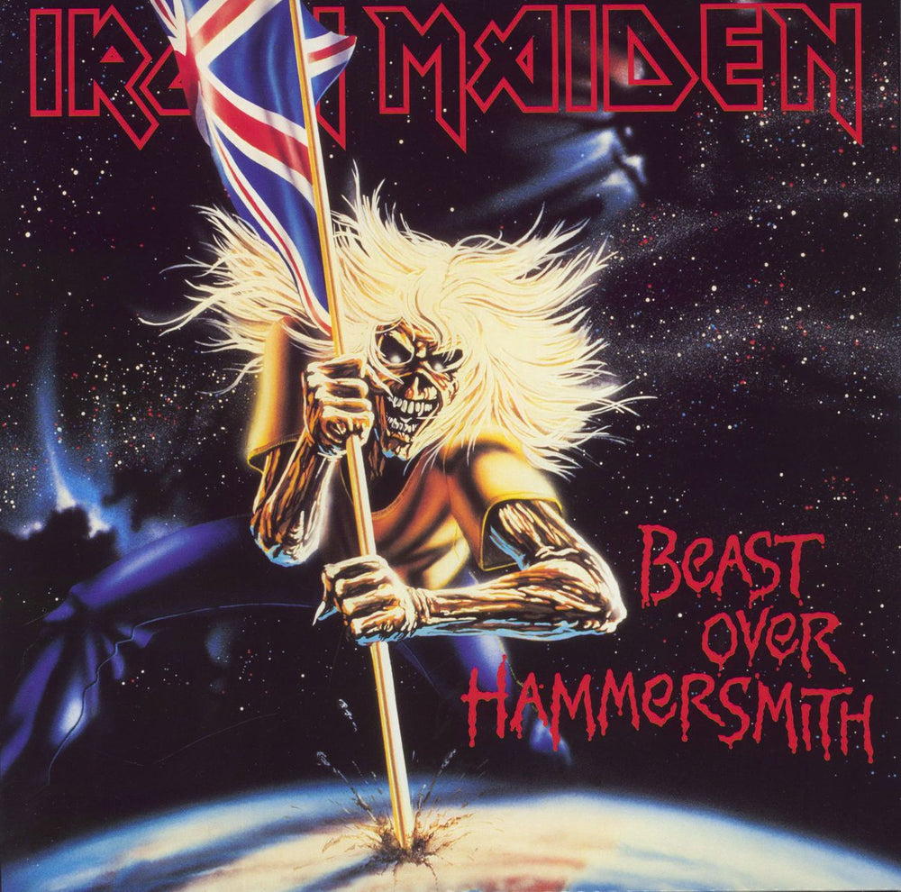 Iron Maiden The Number Of The Beast Over Hammersmith UK 3-LP vinyl record set (Triple LP Album) 5054197157608