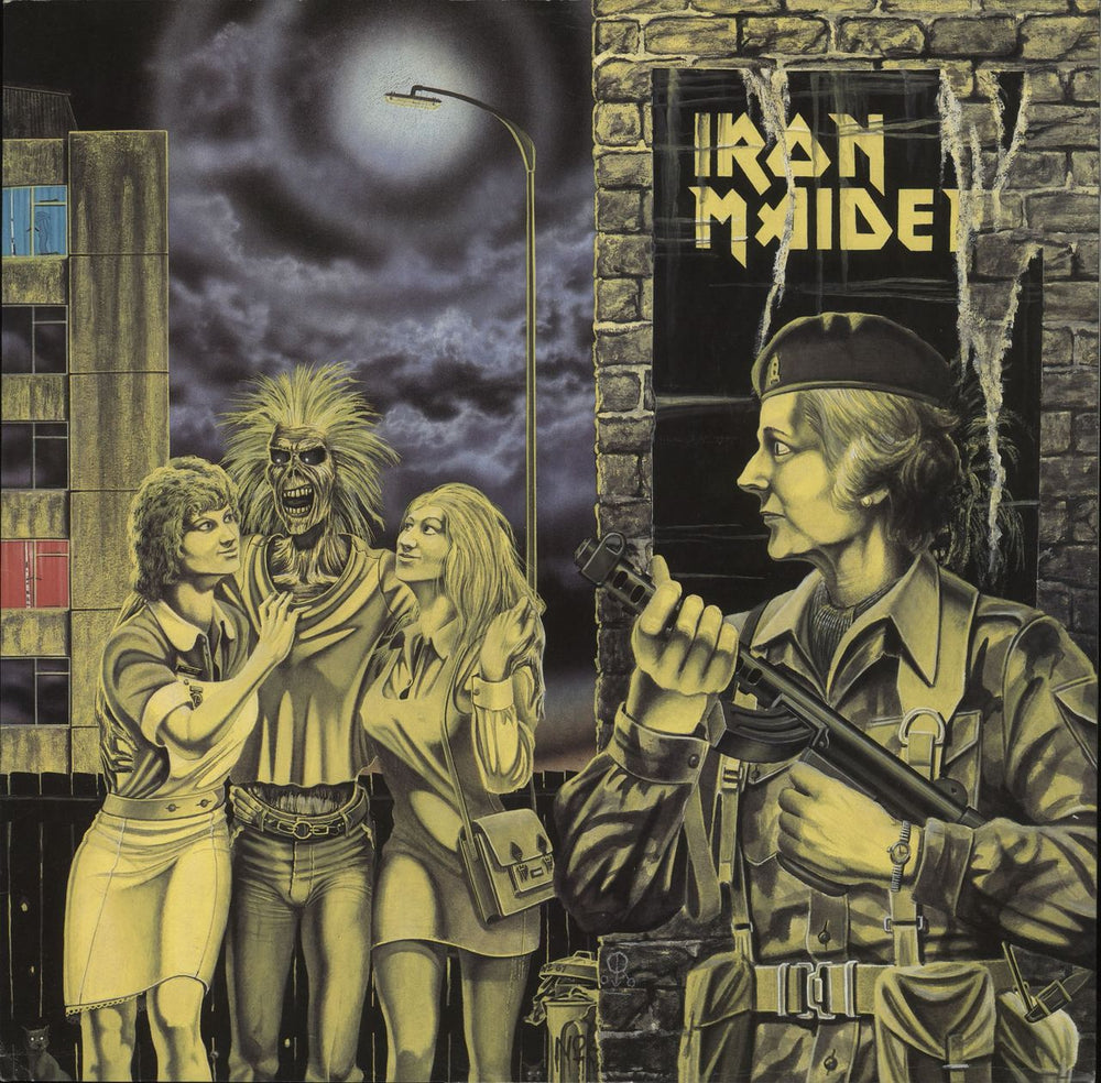 Iron Maiden Women In Uniform - 1st + Sleeve - EX UK 12" vinyl single (12 inch record / Maxi-single) 12EMI5105