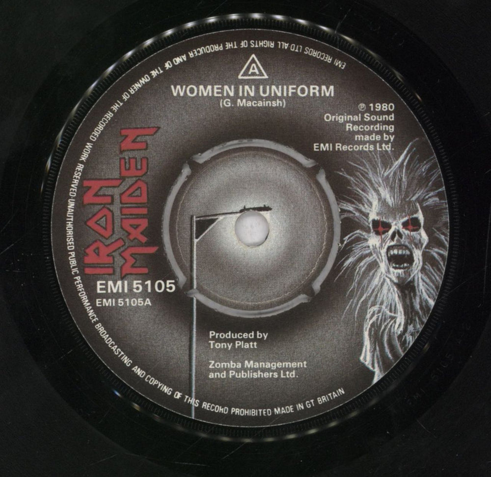 Iron Maiden Women In Uniform - P/S - EX UK 7" vinyl single (7 inch record / 45)