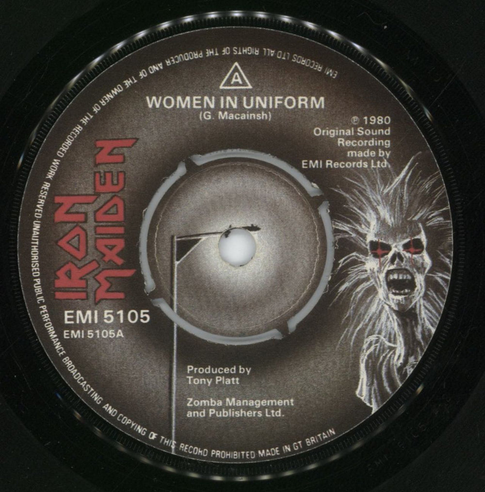 Iron Maiden Women In Uniform - P/S - VG UK 7" vinyl single (7 inch record / 45) IRO07WO878010