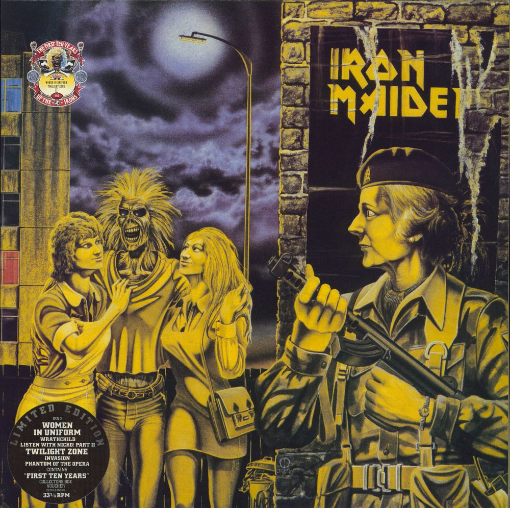 Iron Maiden Women In Uniform / Twilight Zone UK 12" vinyl single (12 inch record / Maxi-single) IRN2