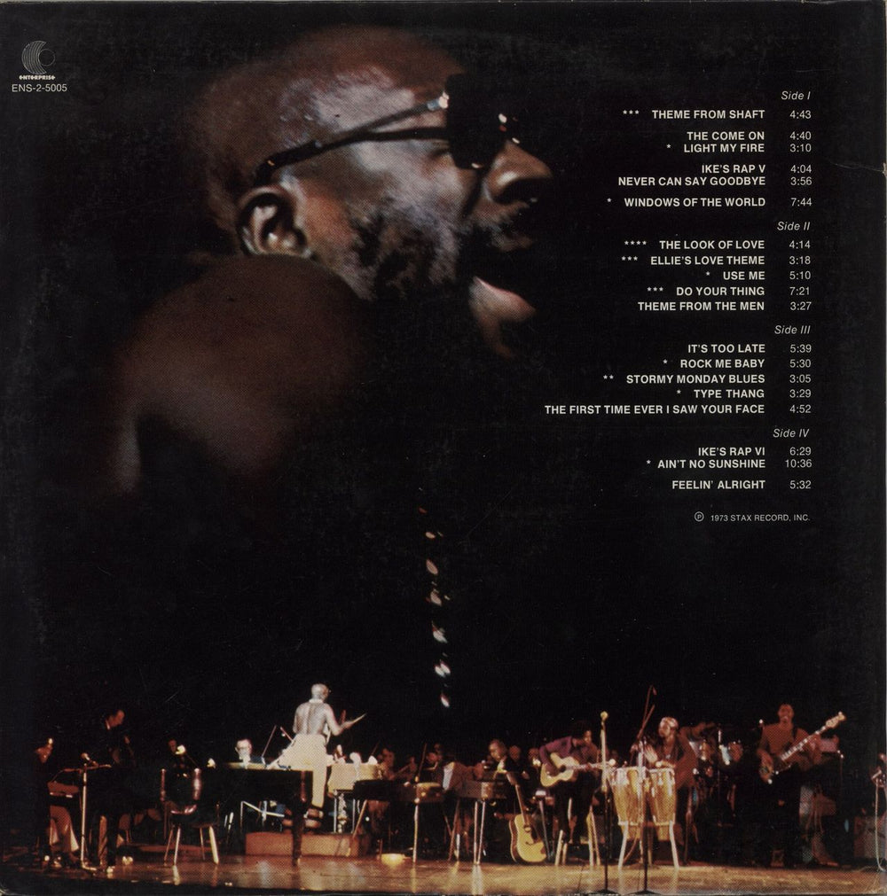 Isaac Hayes Live At The Sahara Tahoe US 2-LP vinyl record set (Double LP Album)