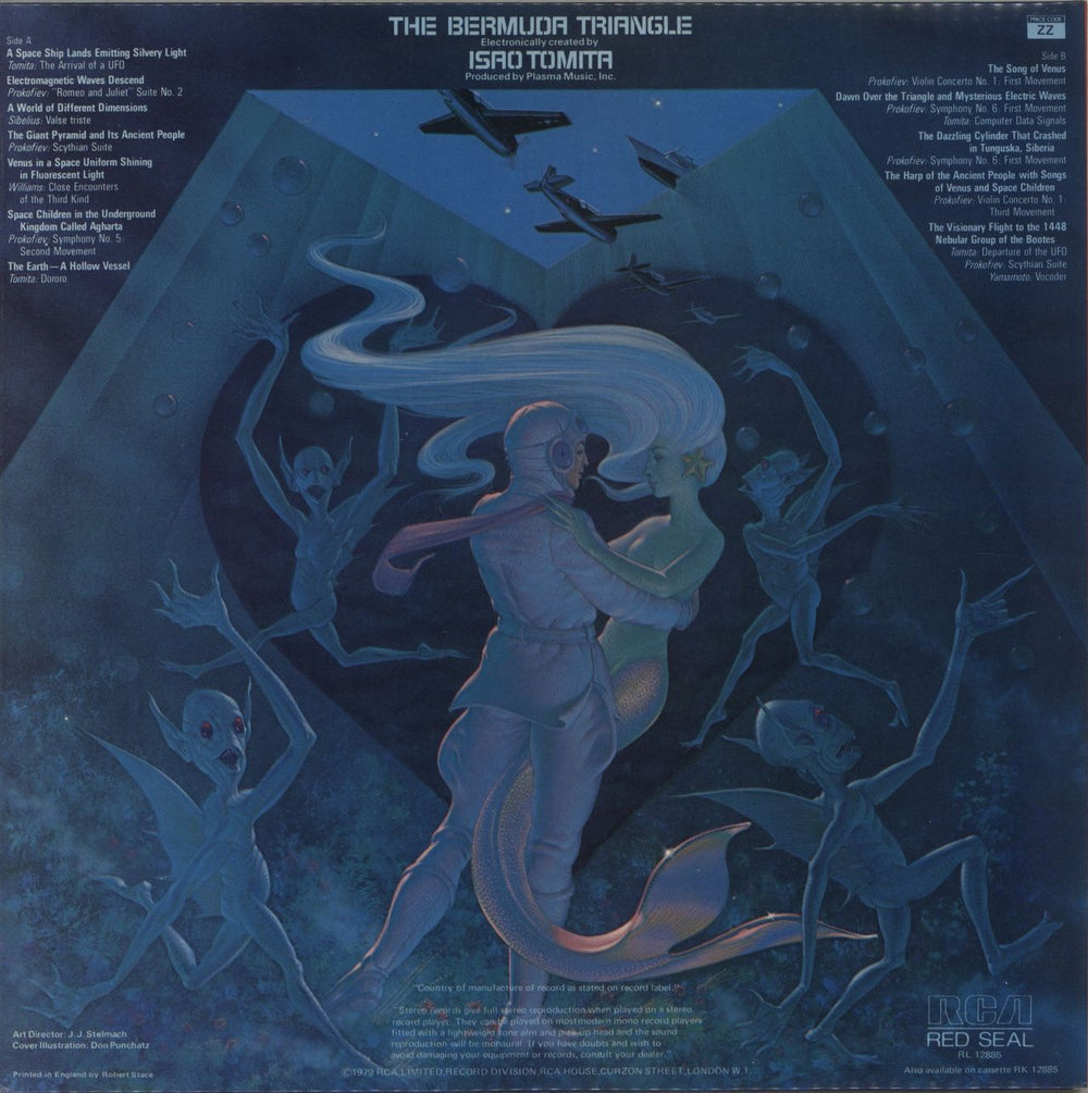 Isao Tomita The Bermuda Triangle UK vinyl LP album (LP record)