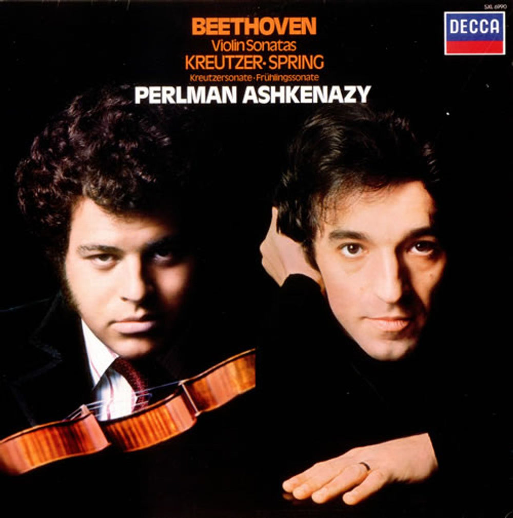 Itzhak Perlman & Vladimir Ashkenazy Beethoven: Violin Sonatas 'Kreutzer' & 'Spring' UK vinyl LP album (LP record) SXL6990