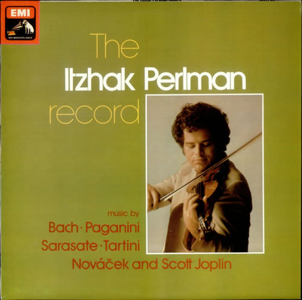 Itzhak Perlman The Itzhak Perlman Record UK vinyl LP album (LP record) SEOM22