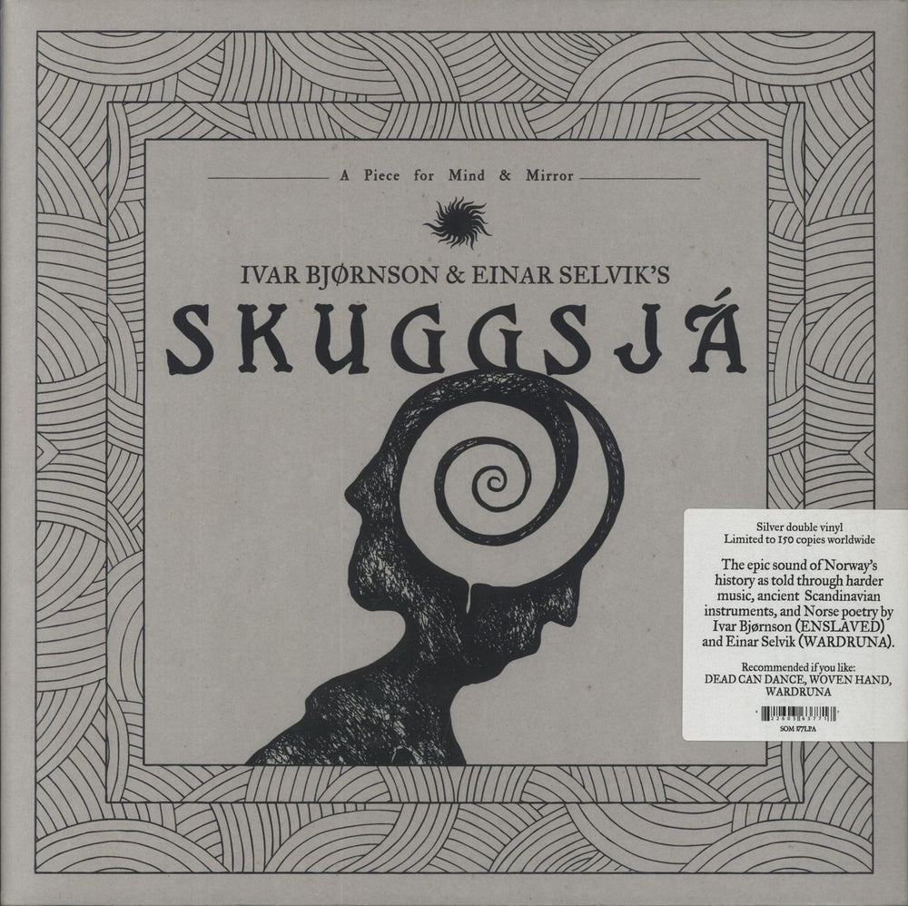 Ivar Bjørnson & Einar Selvik Skuggsjá [A Piece For Mind & Mirror] - Silver Vinyl French 2-LP vinyl record set (Double LP Album) SOM377LP