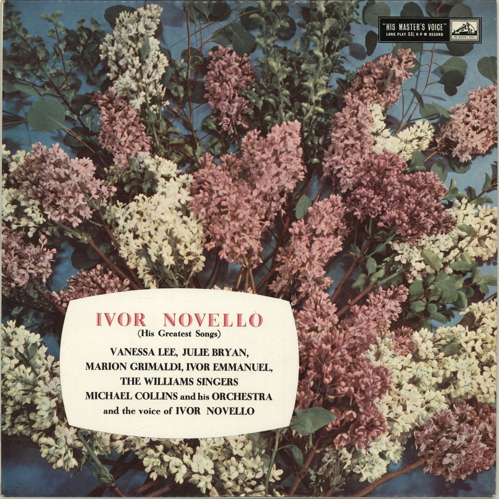 Ivor Novello Ivor Novello (His Greatest Songs) UK vinyl LP album (LP record) CLP1258