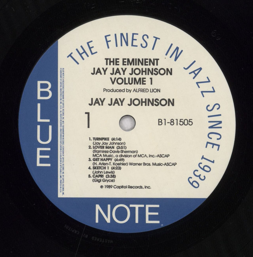 J.J. Johnson The Eminent Jay Jay Johnson Volume 1 - shrink US vinyl LP album (LP record)