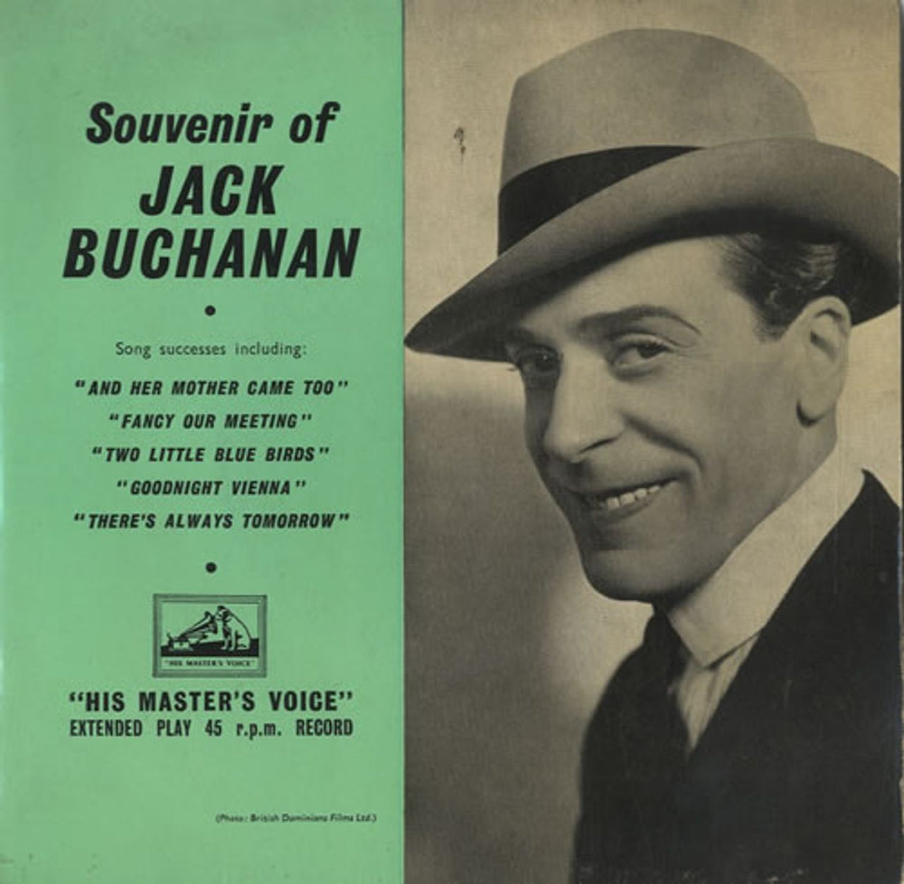 Jack Buchanan Souvenir Of Jack Buchanan UK 7" vinyl single (7 inch record / 45) 7EG8307