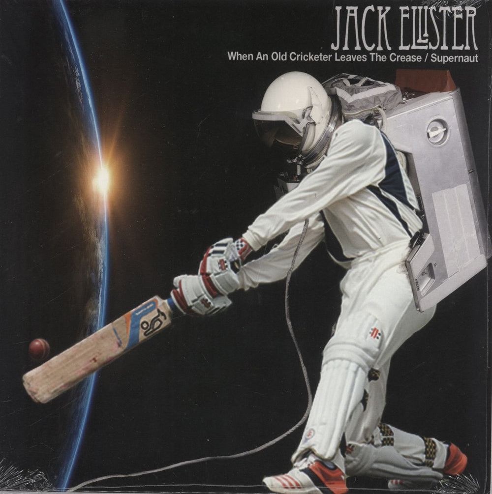 Jack Ellister When An Old Cricketer Leaves The Crease / Supernaut - Red Vinyl UK 7" vinyl single (7 inch record / 45) CRUSTACEAN40