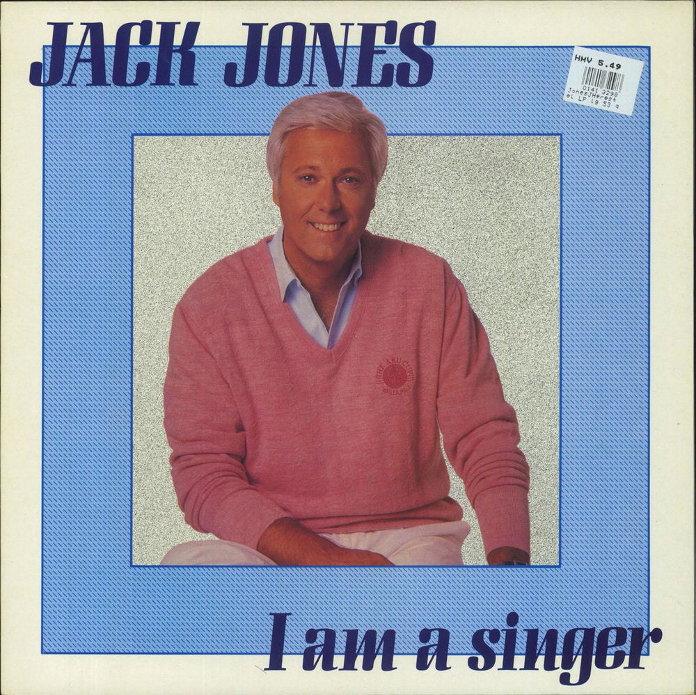 Jack Jones I Am A Singer French vinyl LP album (LP record) C5-531