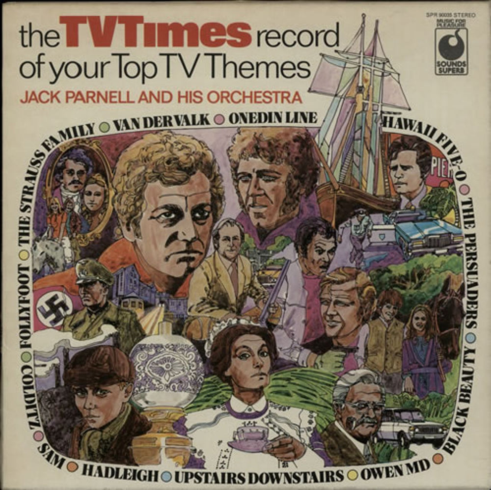 Jack Parnell The TV Times Record Of Your Top TV Themes UK vinyl LP album (LP record) SPR90035