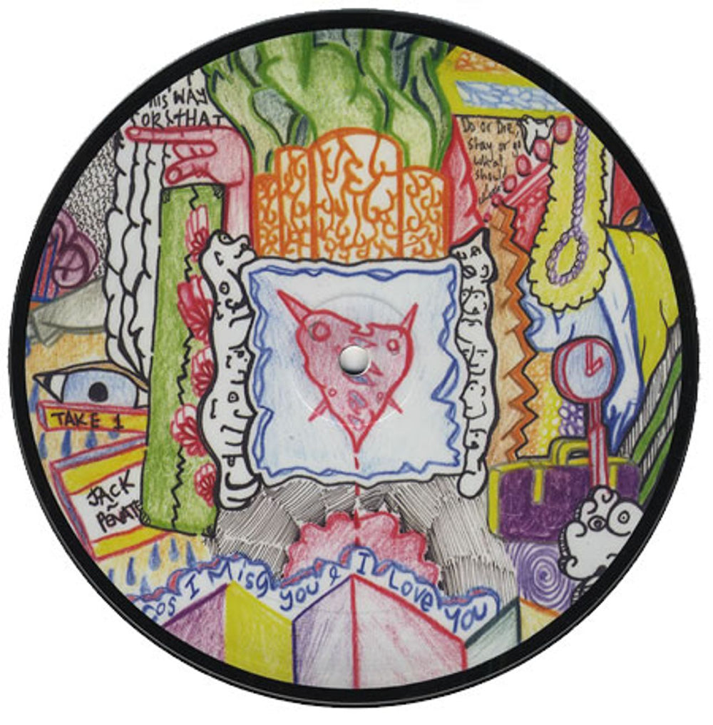 Jack Peñate Torn On The Platform UK 7" vinyl picture disc (7 inch picture disc single) XLS276B