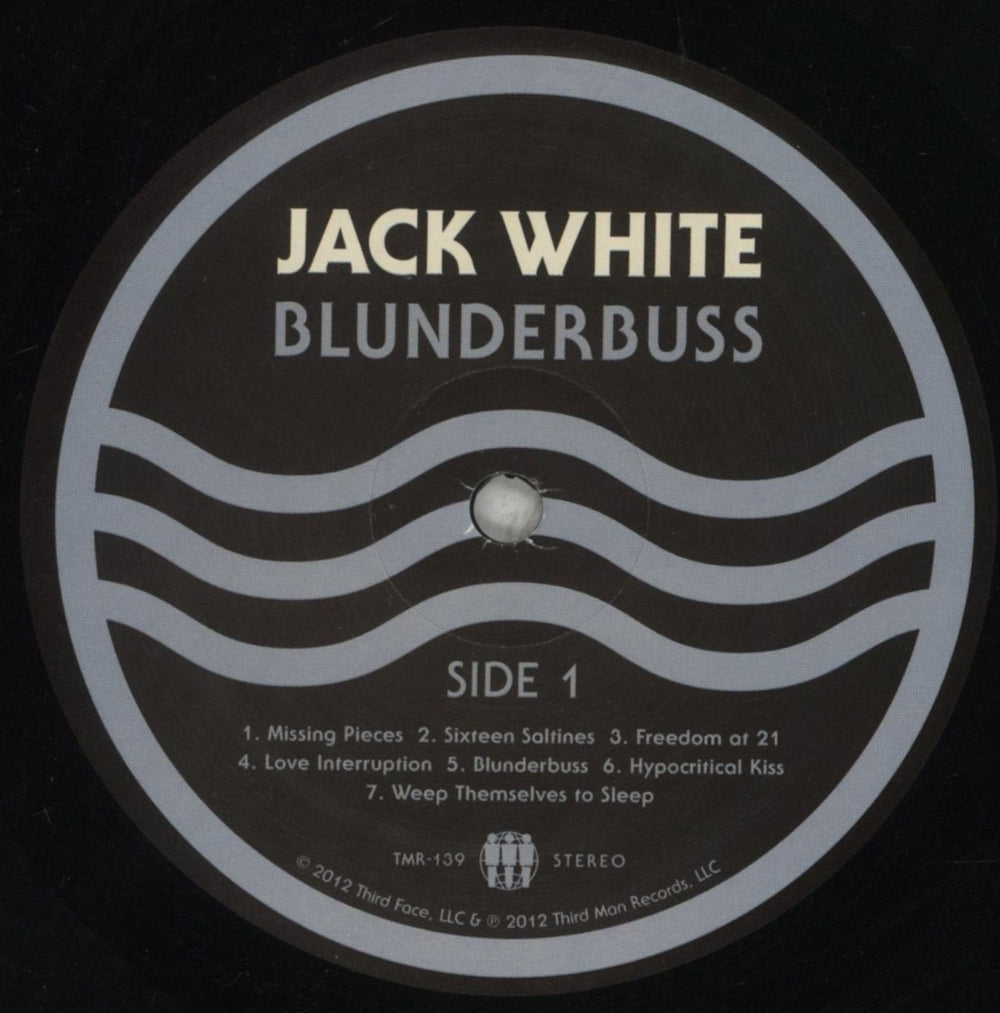 Jack White Blunderbuss + Insert US vinyl LP album (LP record) ITELPBL578674