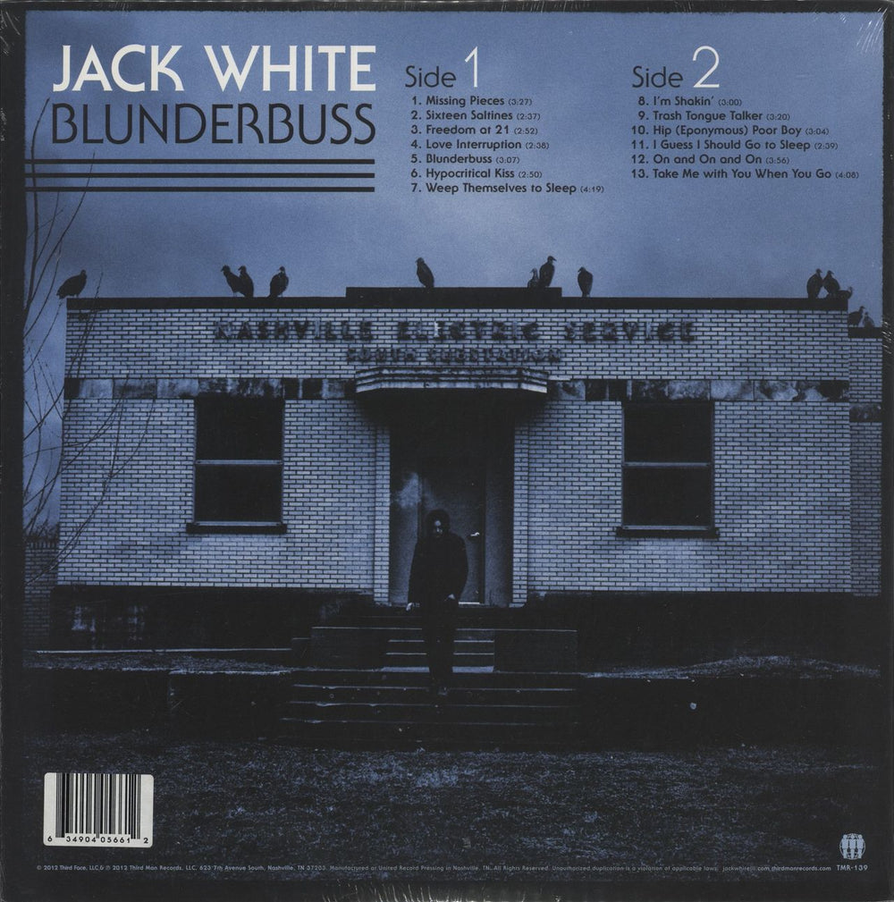 Jack White Blunderbuss - Sealed US vinyl LP album (LP record) 634904056612