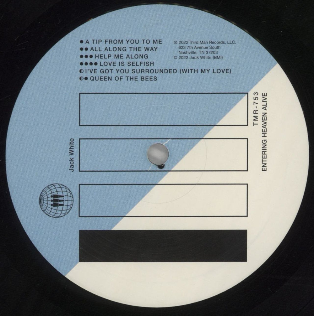Jack White Entering Heaven Alive UK vinyl LP album (LP record) ITELPEN859674