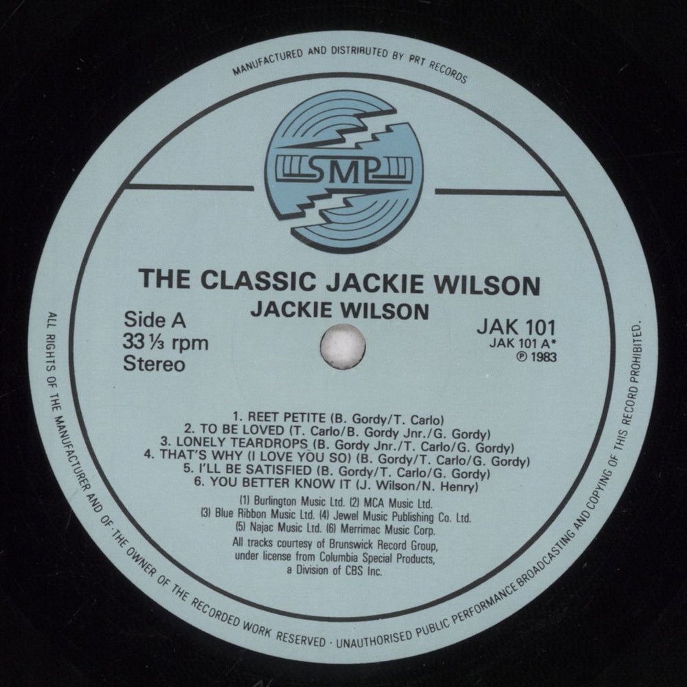 Jackie Wilson The Classic Jackie Wilson UK 2-LP vinyl record set (Double LP Album) JAC2LTH842540