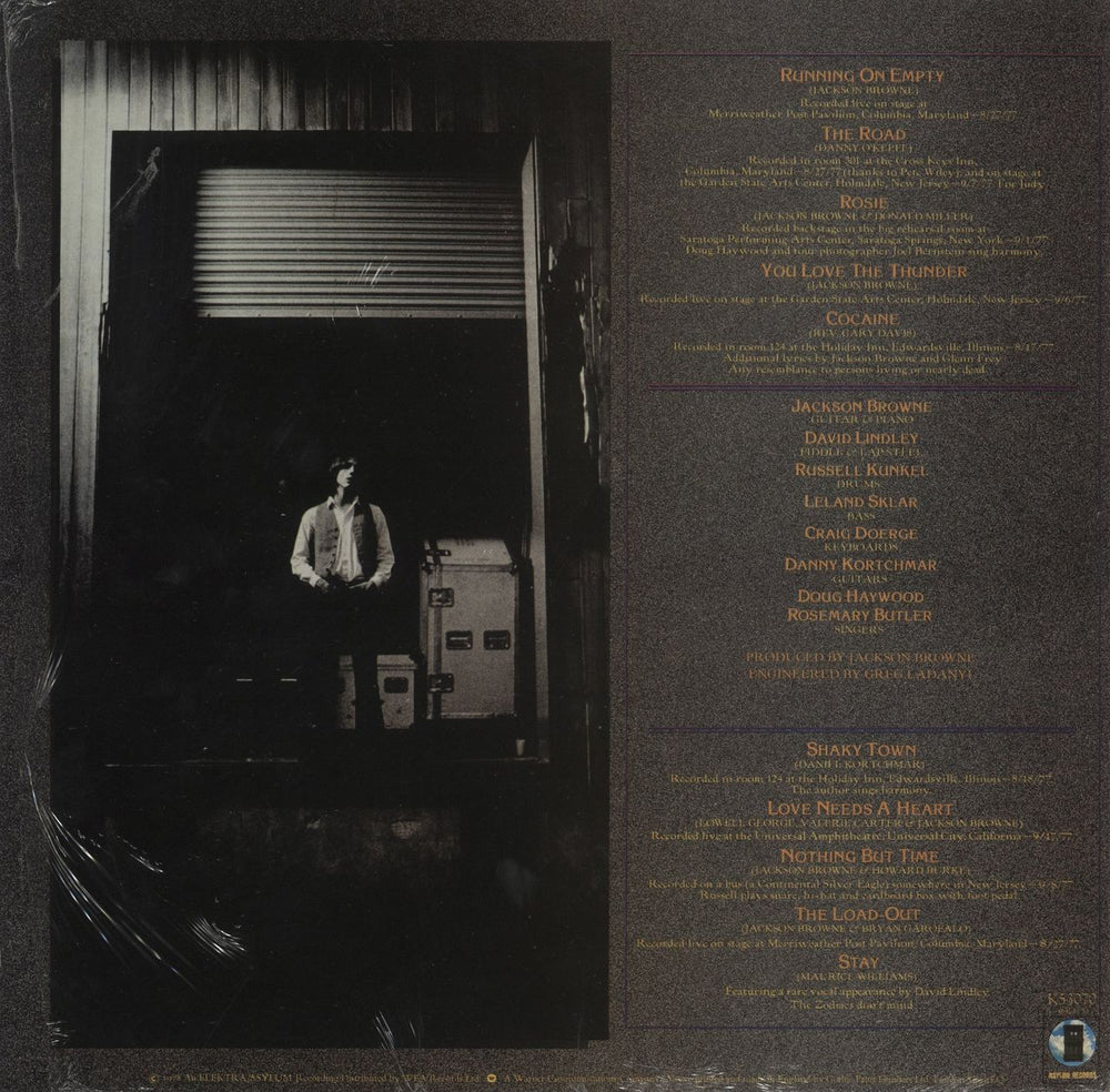 Jackson Browne Running On Empty - Nimbus Supercut UK vinyl LP album (LP record)