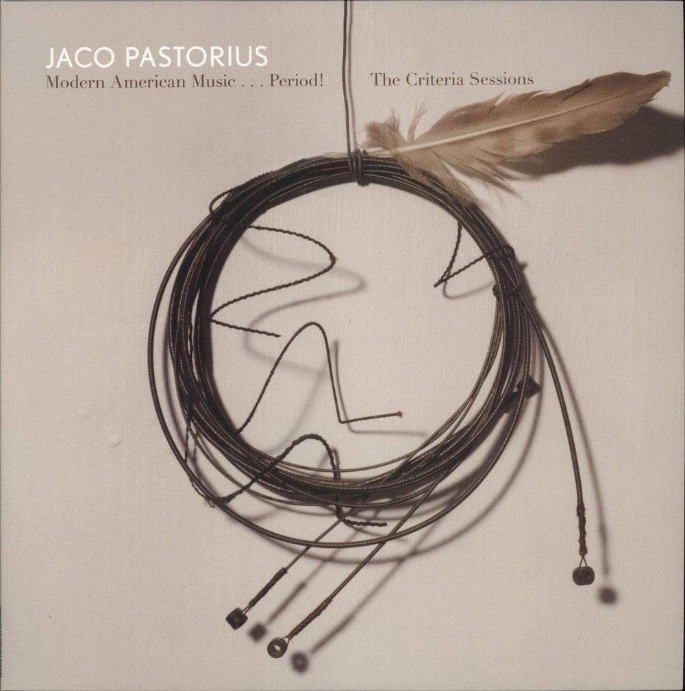 Jaco Pastorius Modern American Music...Period! The Criteria Sessions - Red Swirl Vinyl US vinyl LP album (LP record) OVLP-84