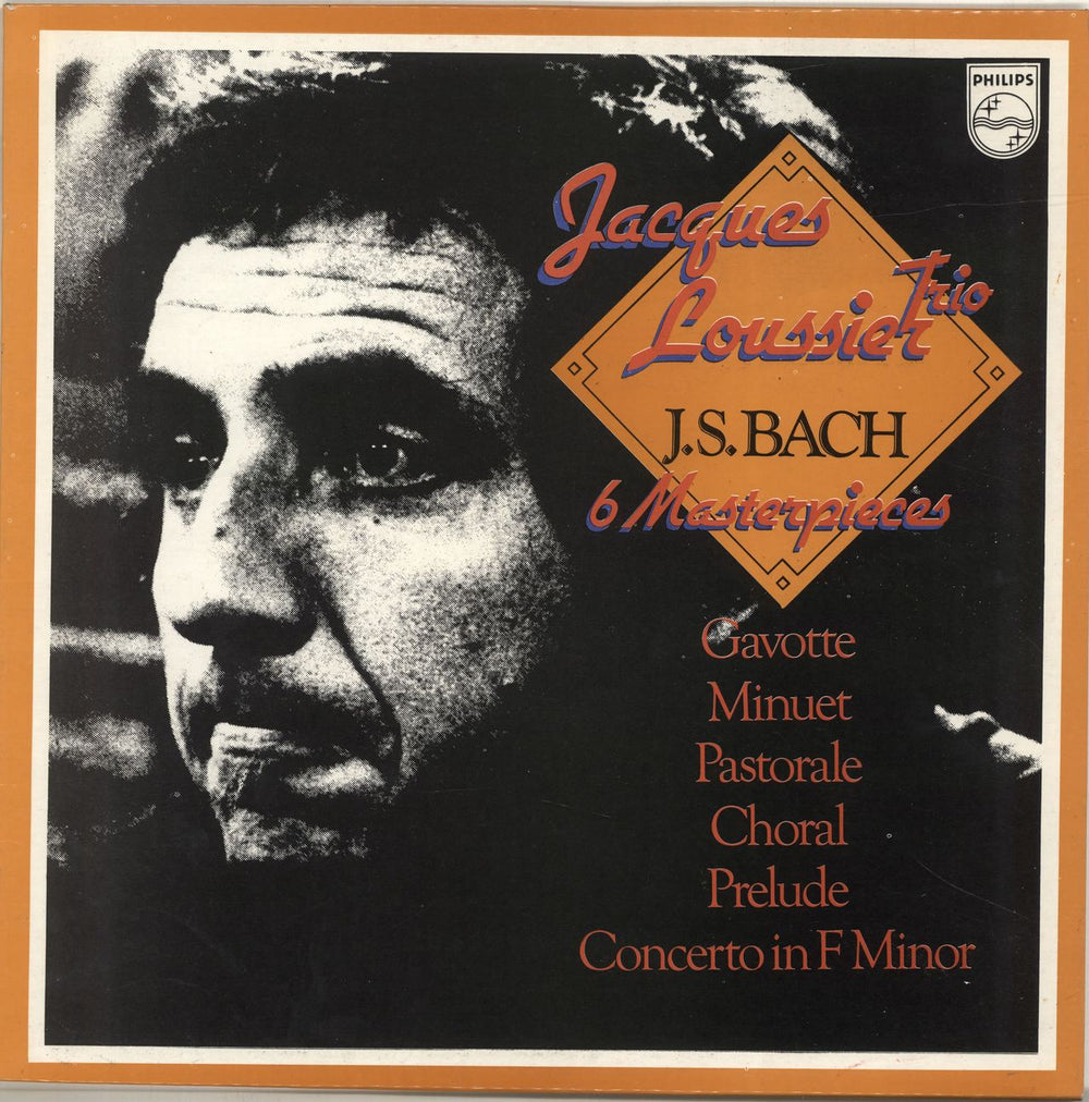 Jacques Loussier J.S. Bach: 6 Masterpieces UK vinyl LP album (LP record) 6308177