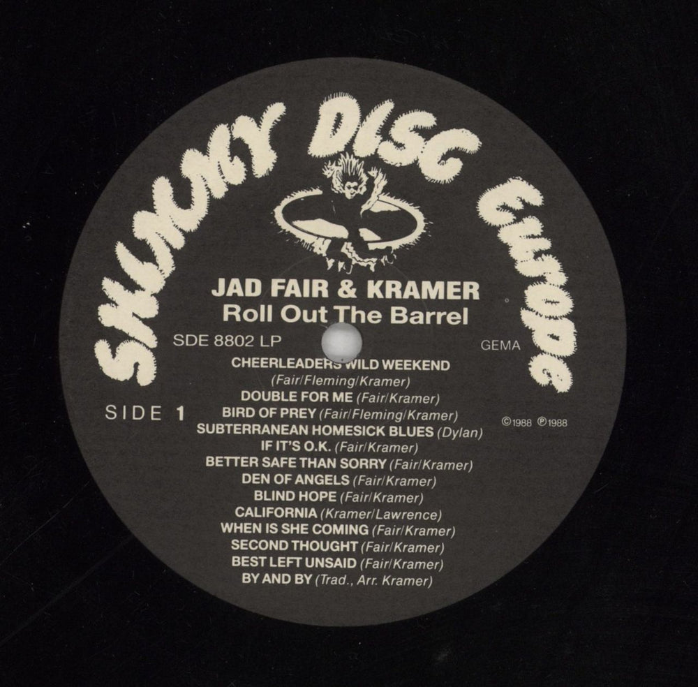 Jad Fair Roll Out The Barrel Dutch vinyl LP album (LP record) JDRLPRO443339