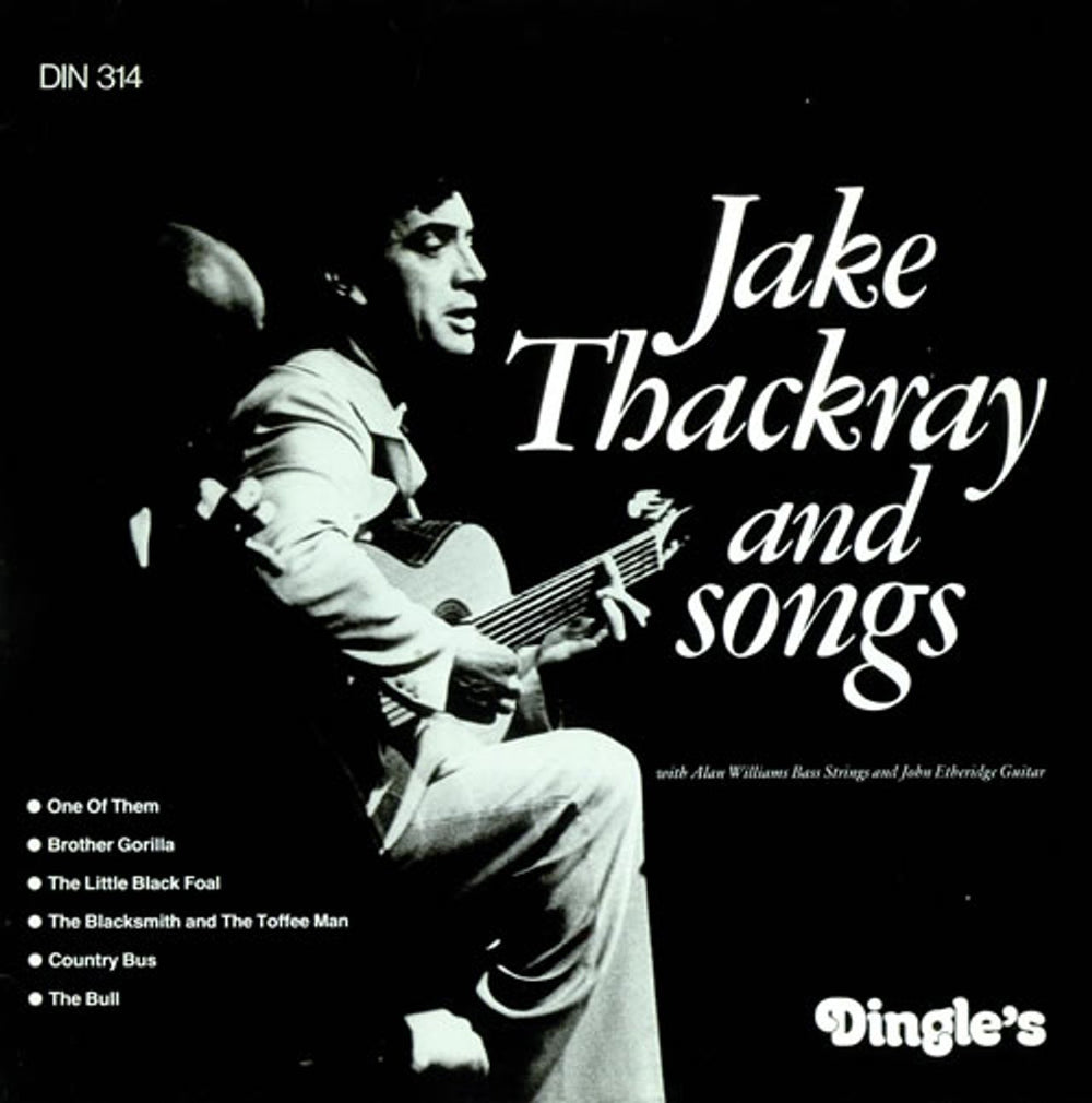 Jake Thackray Jake Thackray And Songs UK vinyl LP album (LP record) DIN314