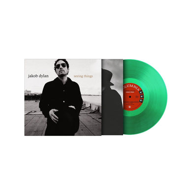 Jakob Dylan Seeing Things - Green Vinyl 180 Gram UK vinyl LP album (LP record) JB9LPSE856736