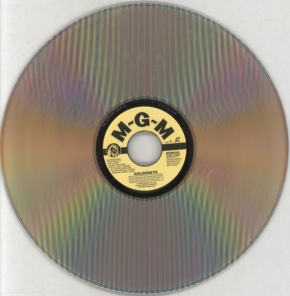 James Bond Goldeneye - Double Lazerdisc US laserdisc / lazerdisc JBDLZGO857305