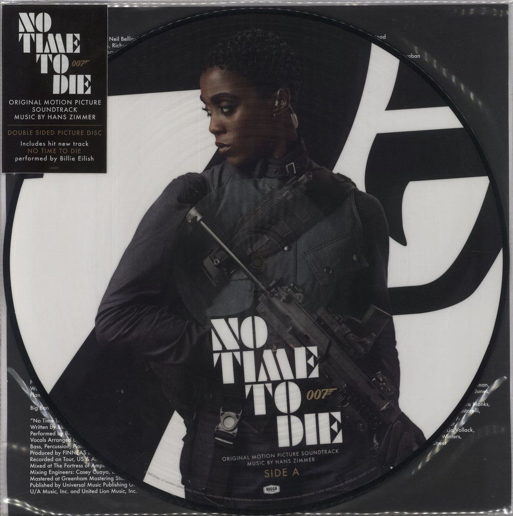 James Bond No Time To Die UK picture disc LP (vinyl picture disc album) 5392697
