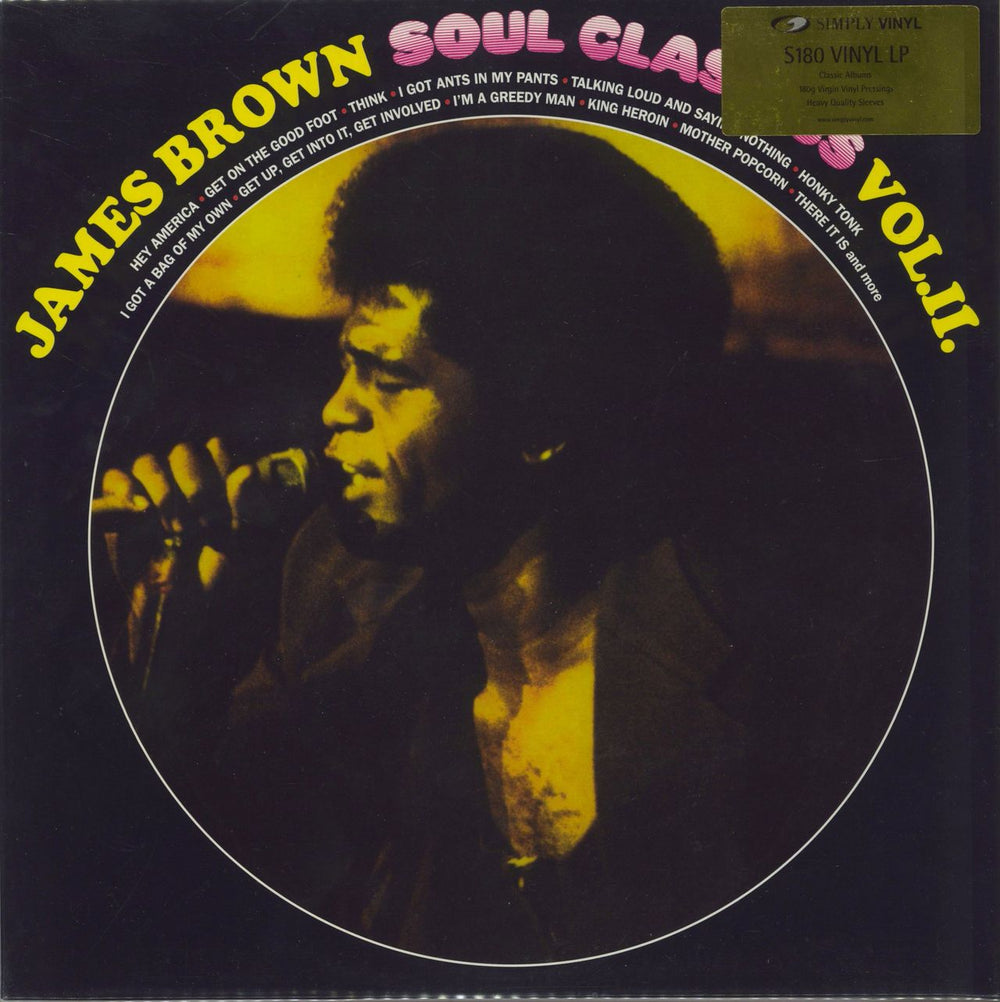 James Brown Soul Classics Vol. 2 UK 2-LP vinyl record set (Double LP Album) SVLP127