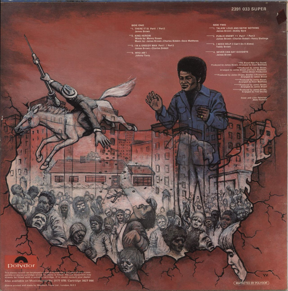 James Brown There It Is - EX UK vinyl LP album (LP record)