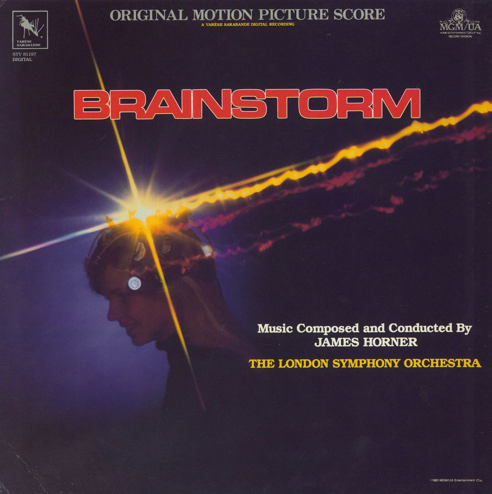 James Horner Brainstorm US vinyl LP album (LP record) STV81197