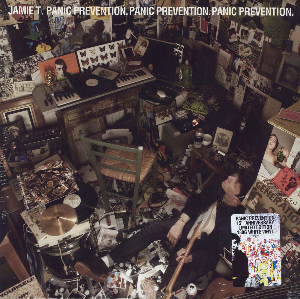 Jamie T Panic Prevention - 180gm White Marbled Vinyl - Sealed UK vinyl LP album (LP record) 4519372