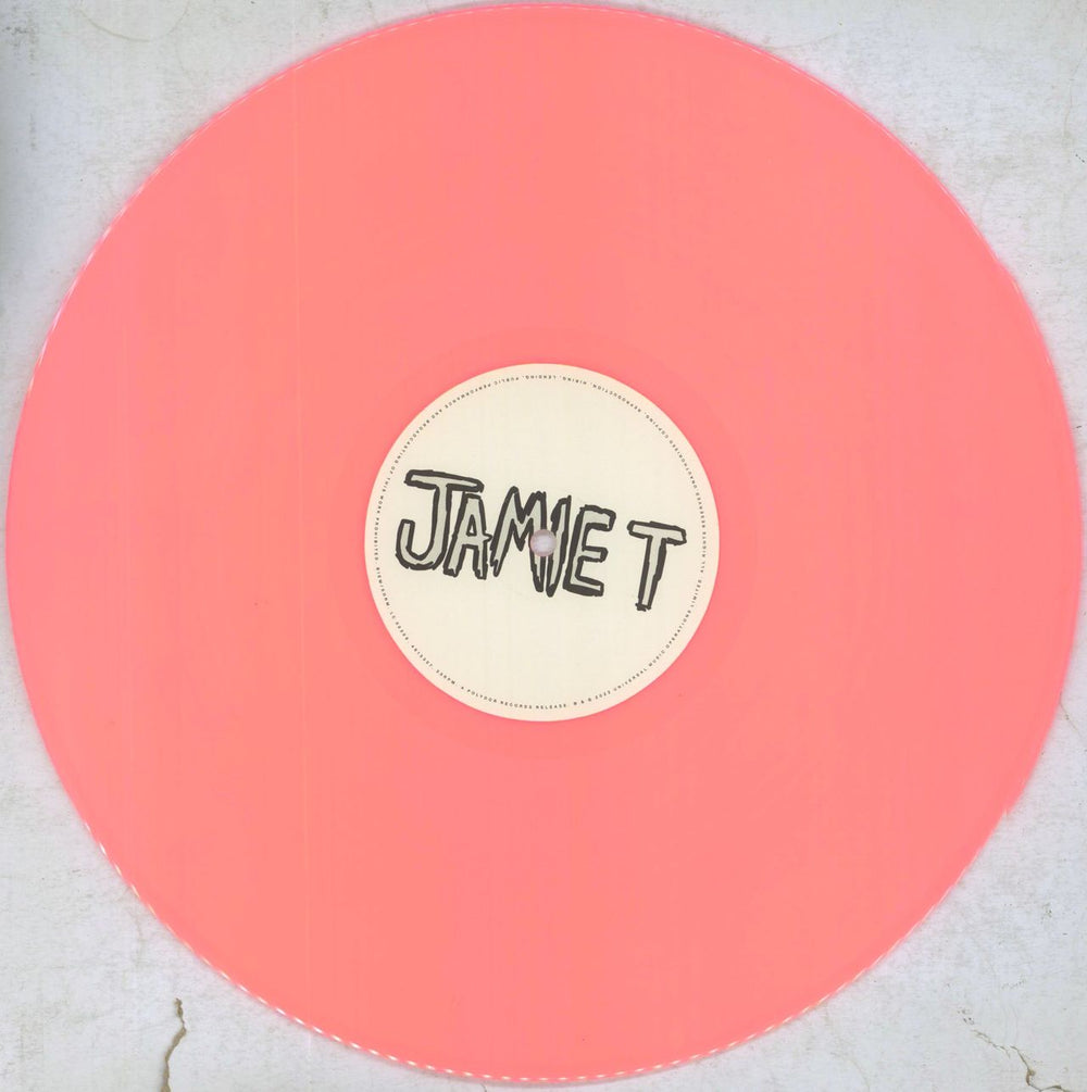 Jamie T The Theory Of Whatever - Pink Vinyl UK vinyl LP album (LP record) JE6LPTH848369