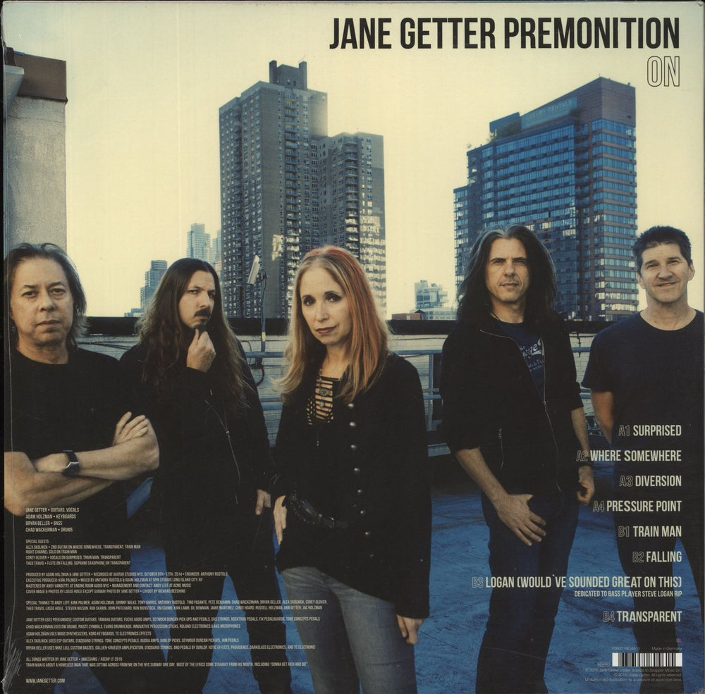 Jane Getter Premonition On - 180 Gram Vinyl - Sealed UK vinyl LP album (LP record) SMALP1046