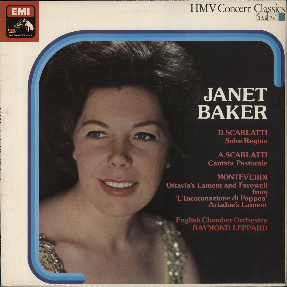 Janet Baker Janet Baker Sings UK vinyl LP album (LP record) SXLP30280