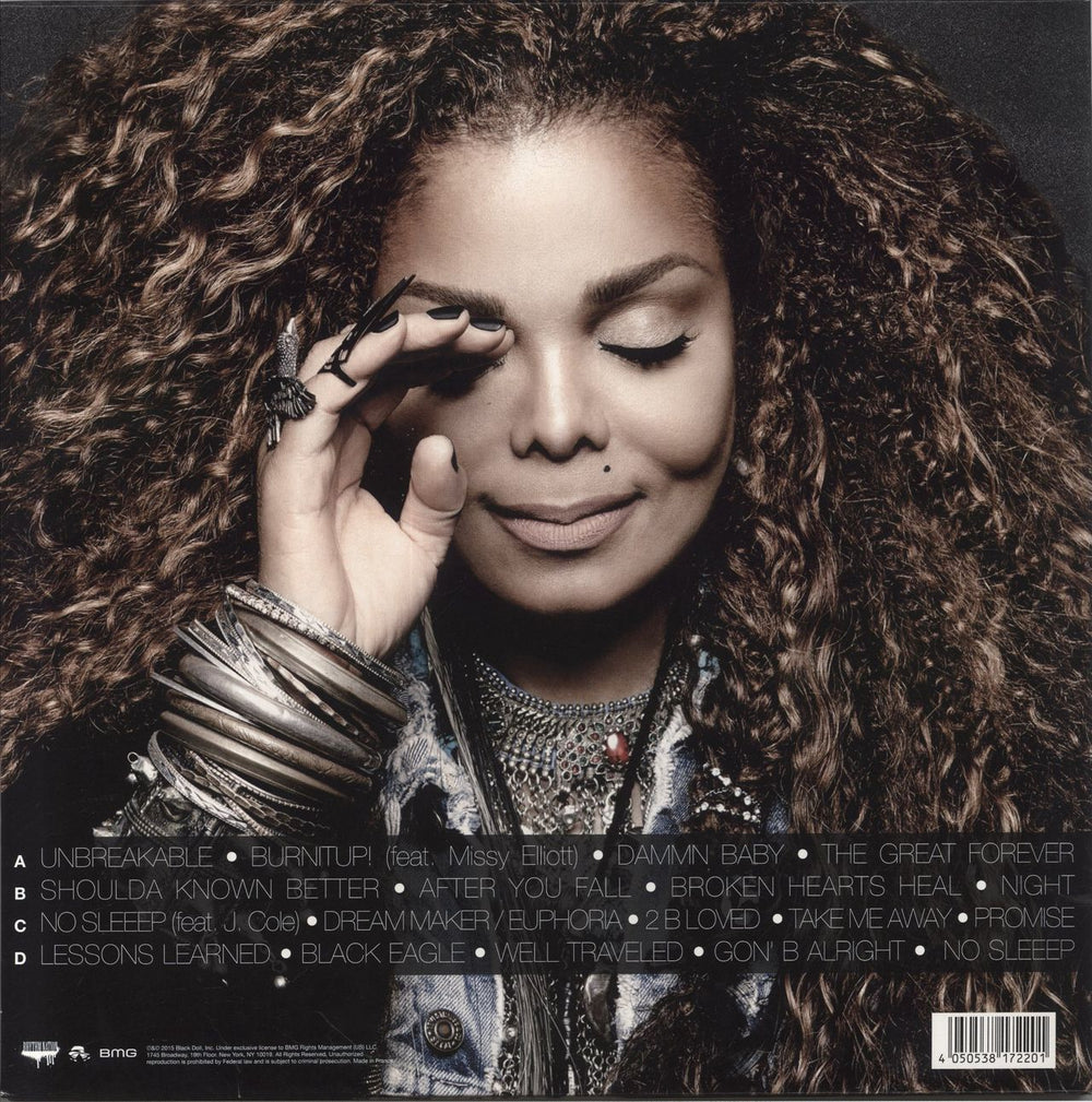 Janet Jackson Unbreakable French 2-LP vinyl record set (Double LP Album) 4050538172201