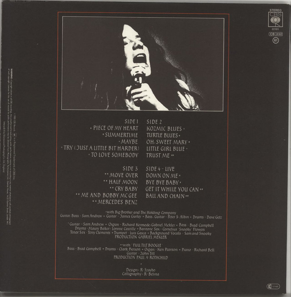 Janis Joplin Anthology - EX UK 2-LP vinyl record set (Double LP Album)