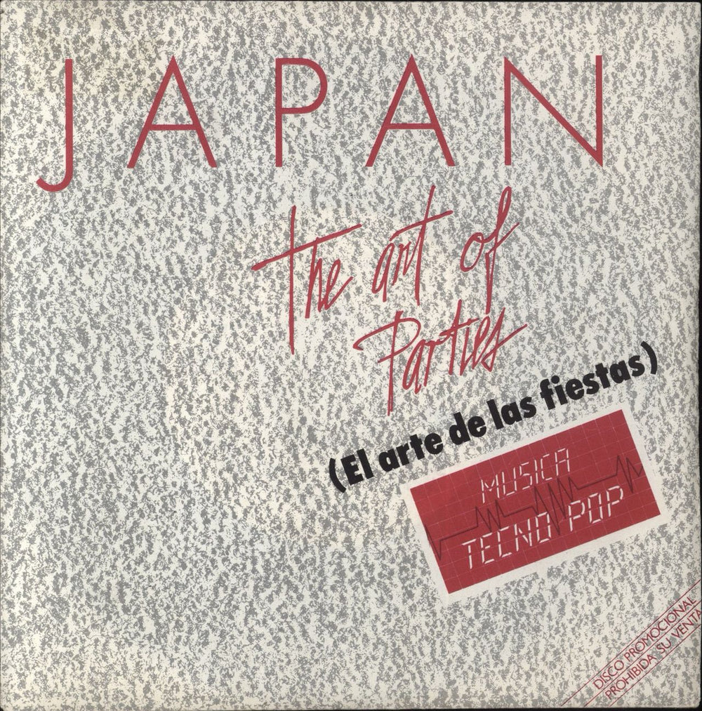 Japan El Arte De Las Fiestas + Press Release Spanish Promo 7" vinyl single (7 inch record / 45) 0267