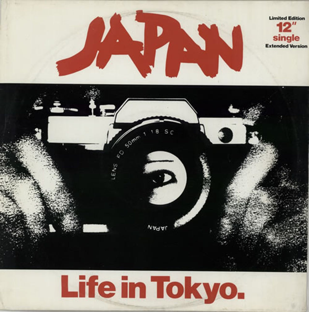 Japan Life In Tokyo - Red Vinyl + P/S - VG UK 12" vinyl single (12 inch record / Maxi-single) AHAD540