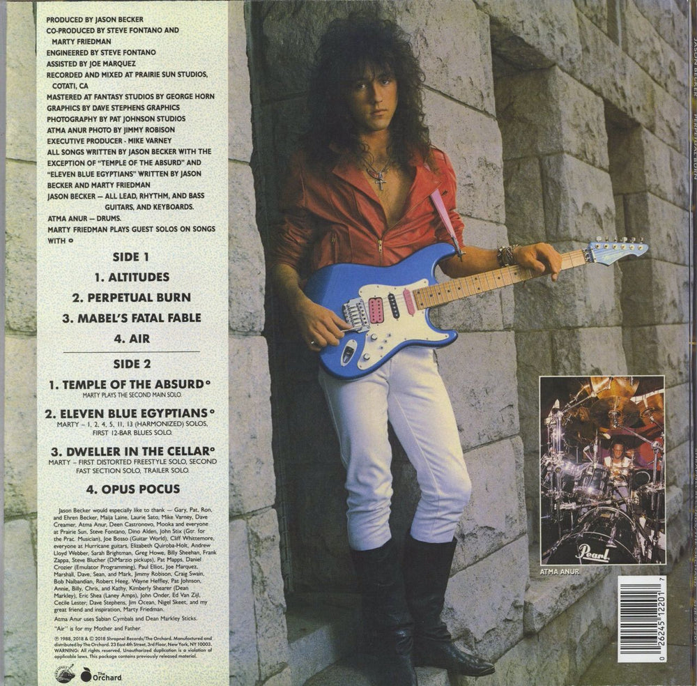 Jason Becker Perpetual Burn - Hot Pink Vinyl US vinyl LP album (LP record) K8SLPPE837831