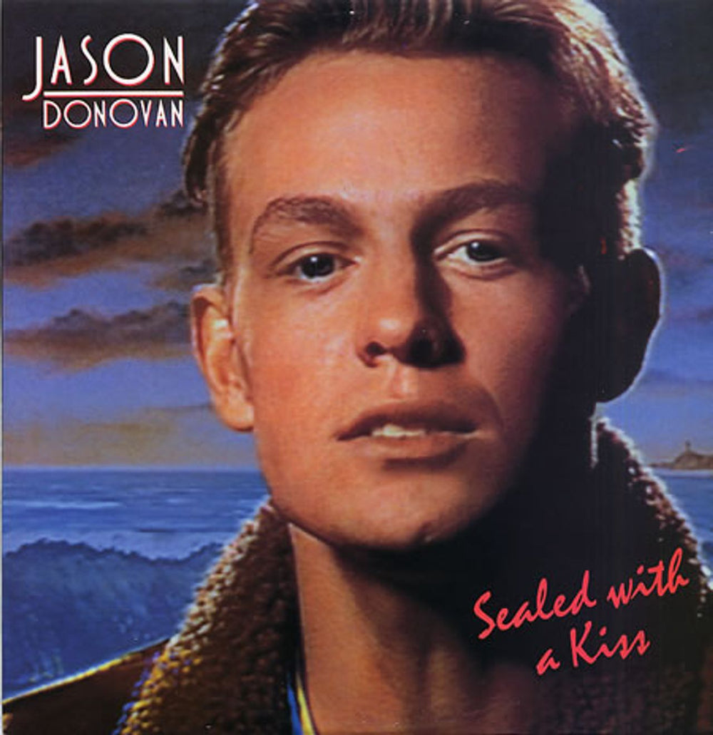 Jason Donovan Sealed With A Kiss UK 12" vinyl single (12 inch record / Maxi-single) PWLT39