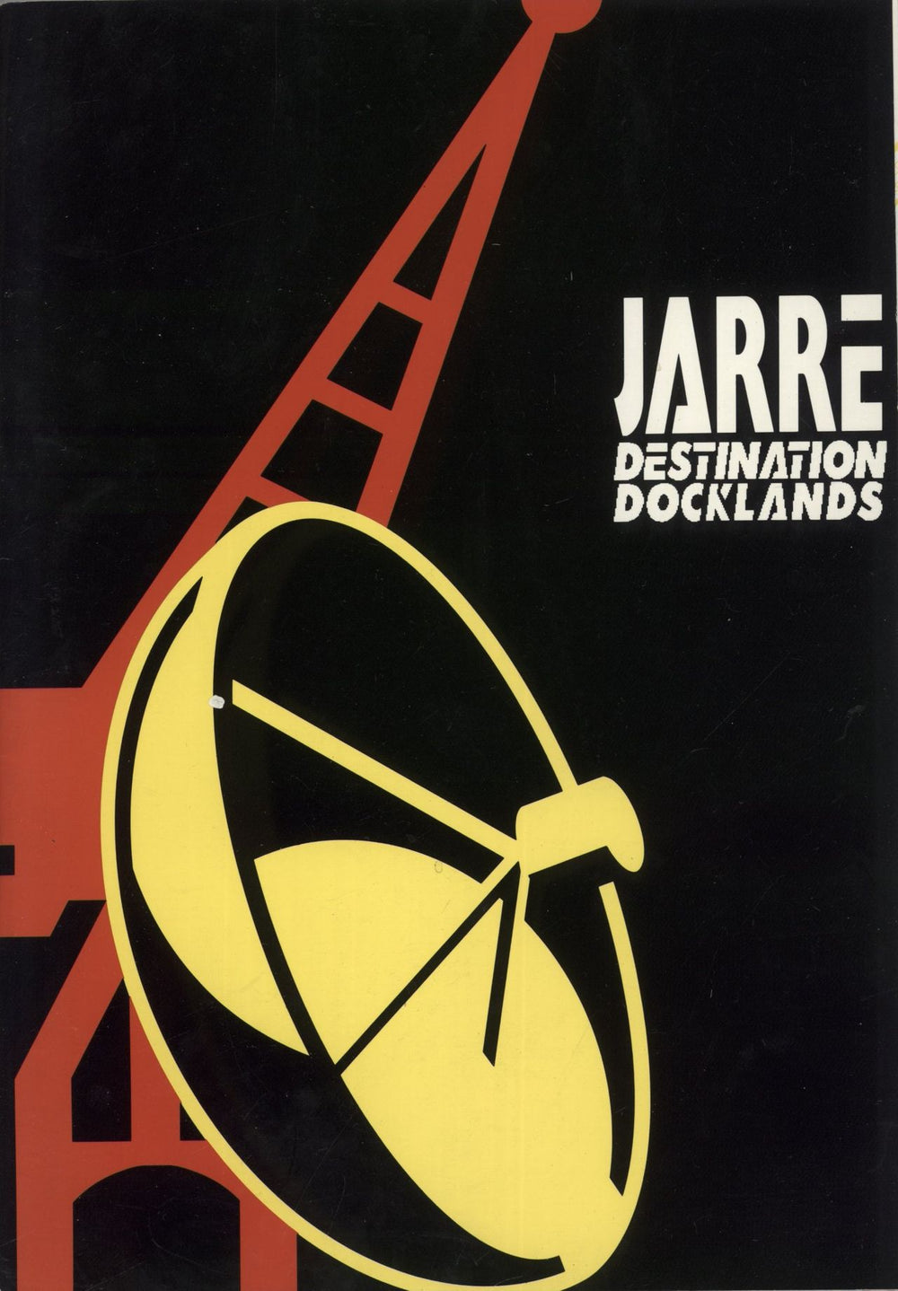 Jean-Michel Jarre Destination Docklands + 2 Ticket Stubs UK tour programme TOUR PROGRAMME