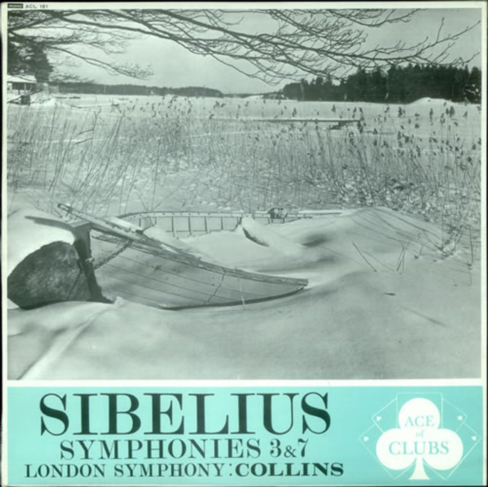 Jean Sibelius Symphonies 3 & 7 UK vinyl LP album (LP record) ACL181