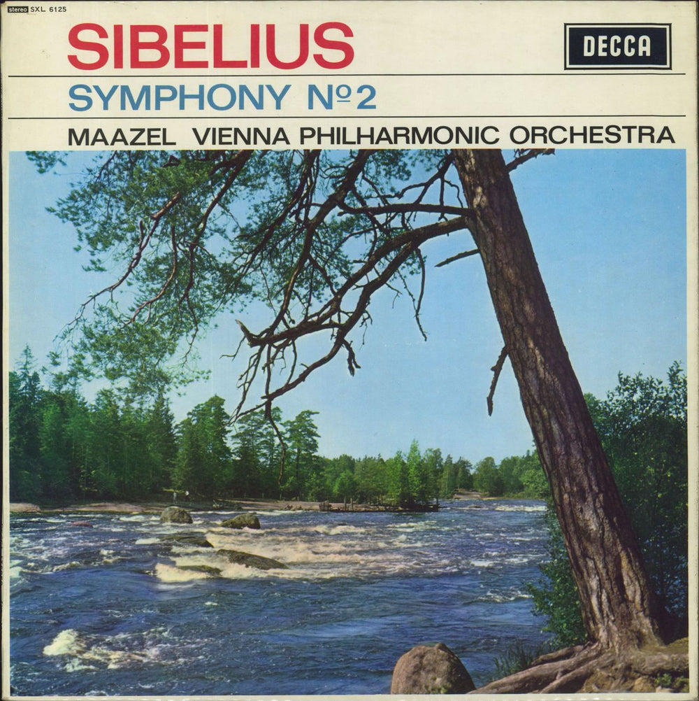 Jean Sibelius Symphony No. 2 UK vinyl LP album (LP record) SXL6125