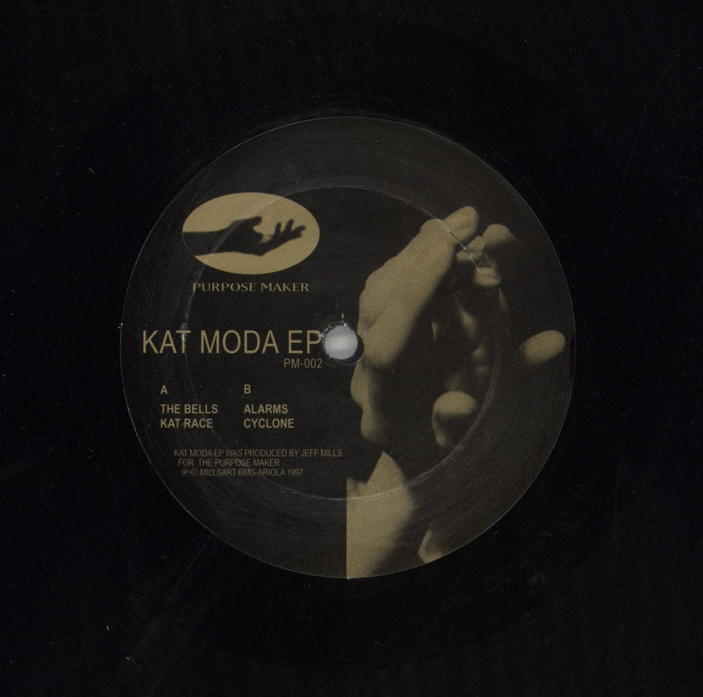 Jeff Mills Kat Moda EP - 1st US 12" vinyl single (12 inch record / Maxi-single) PM-002