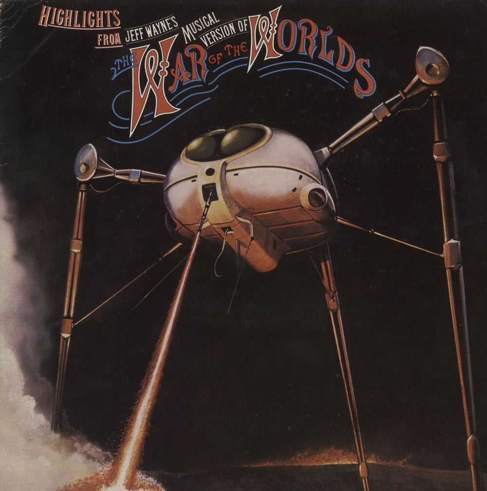 Jeff Wayne Highlights From The War Of The Worlds UK vinyl LP album (LP record) 85337