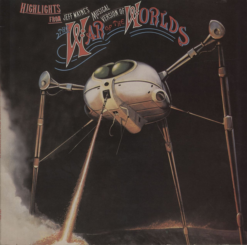 Jeff Wayne Highlights From The War Of The Worlds UK vinyl LP album (LP record) 85337