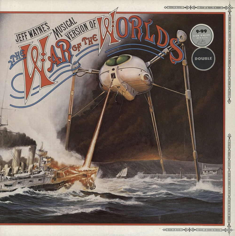 Jeff Wayne The War Of The Worlds - 3rd UK 2-LP vinyl record set (Double LP Album) 96000